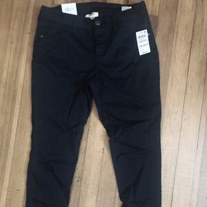 NWT Style & Co. Ultra Skinny Leg Black Pants 6P